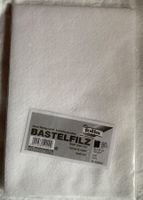 Bastelfilz 20x30 cm weiss filz nähen basteln