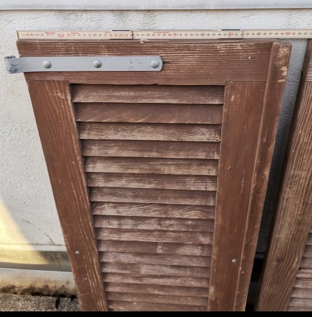 Persiane: Holz-Fensterläden, 2er Set – Usato da Vordemwald venduto da Weisskopfseeadler 4