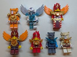 Lego Chima 70146 Flying Phoenix Fire Temple Minifigs [used]