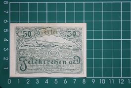 currency emergency money austria feldkirchen 50 heller 1920