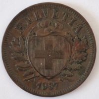 2 Rappen 1907 Cu-Sn; vz
