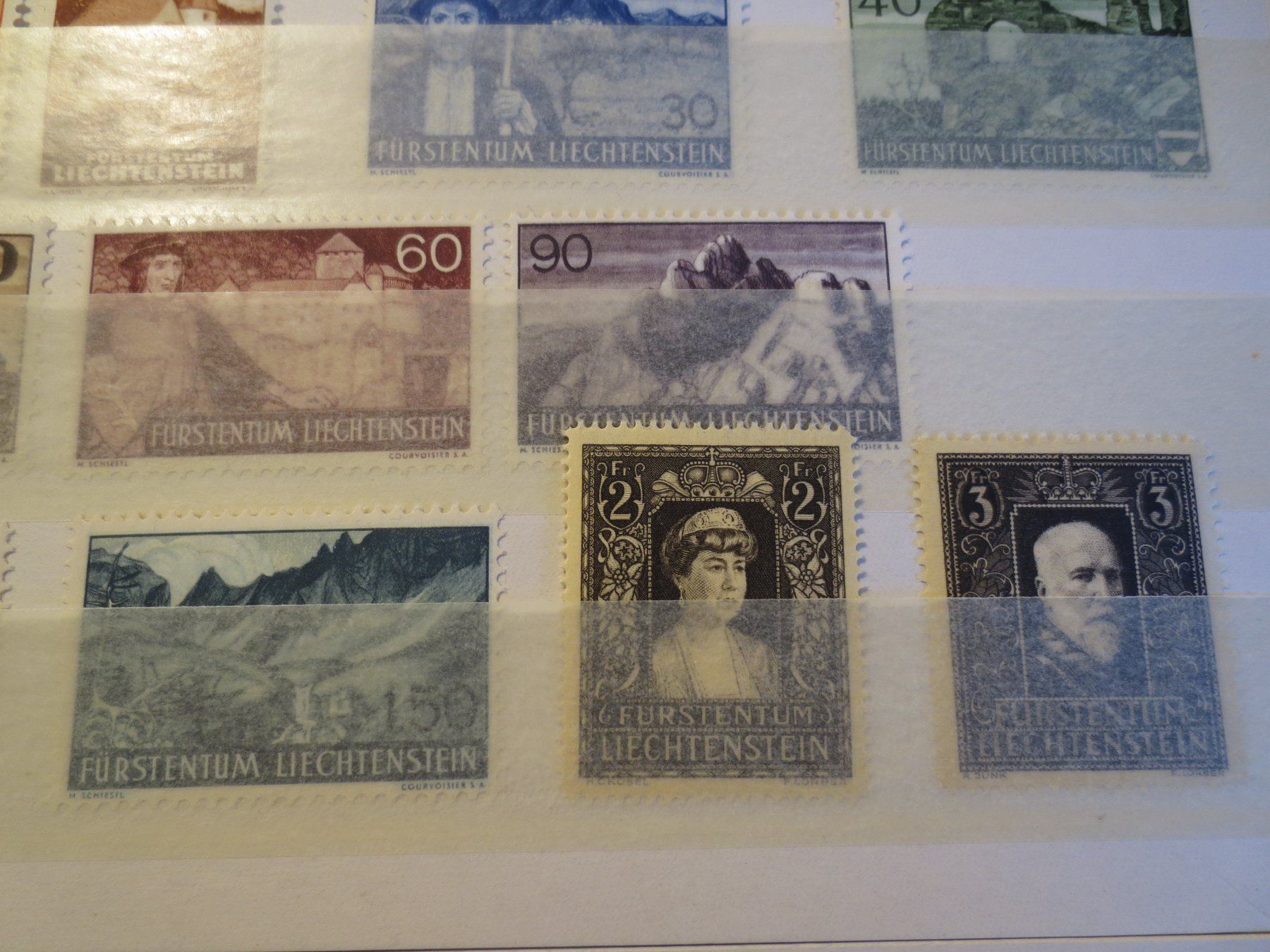 Tutti i francobolli: FL - Lot 1937 / 38. KW= Fr. 320.- #10/2 – Usato da Schöftland venduto da Topdeal4 4