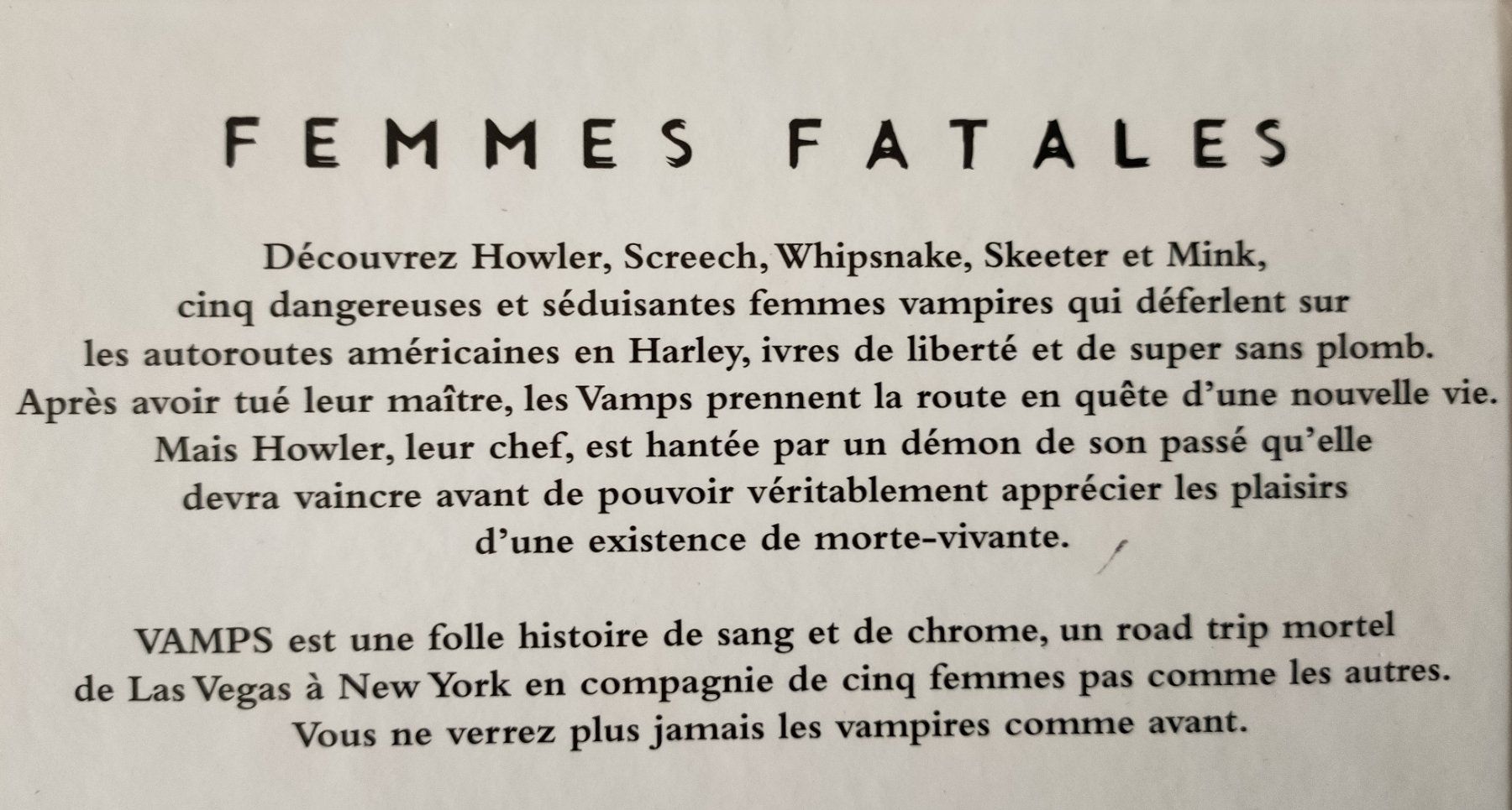 Fumetti: Vamps – Usato da Morges venduto da G33K43V3R 4