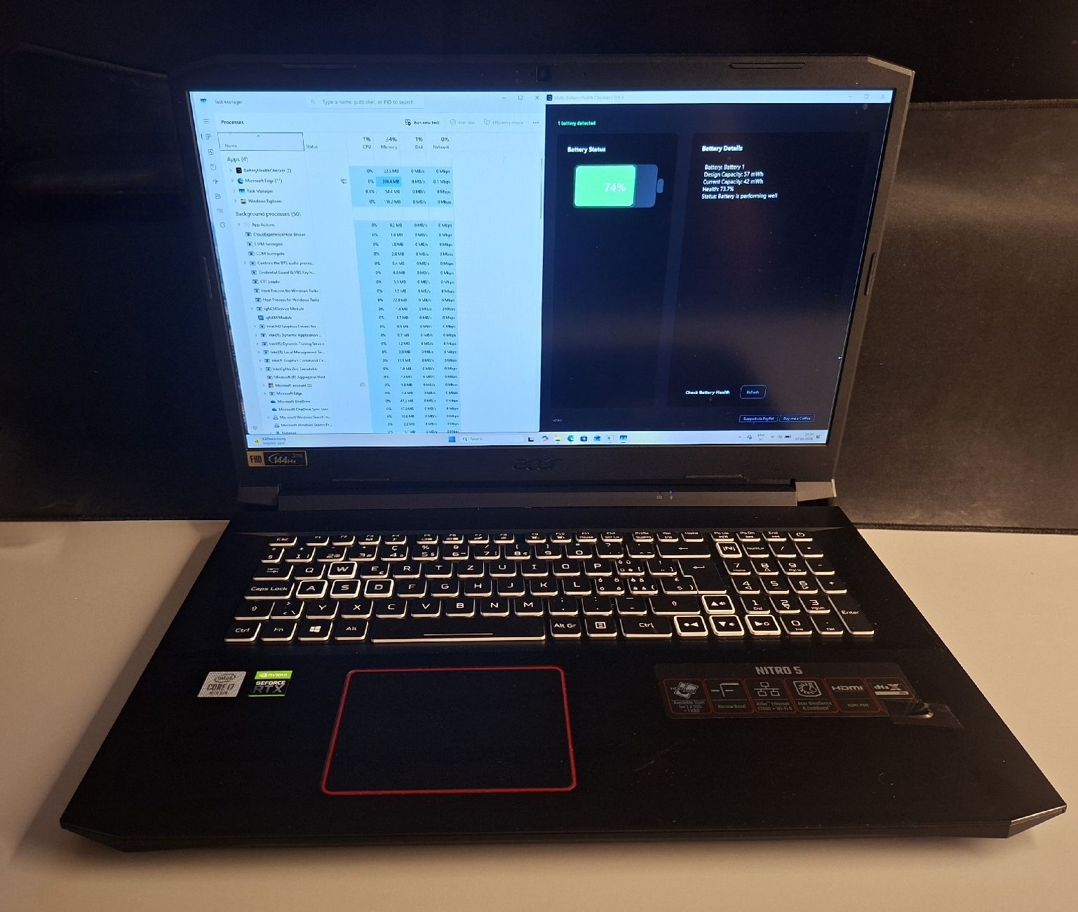 Acer Notebook: Acer Nitro 5 Gaming Laptop i7 – Usato da Boswil venduto da sch_8h5y