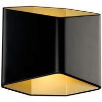 Applique LED SLV CARISO 2, 7.6W 200lm 3000K IP20 noir/messin