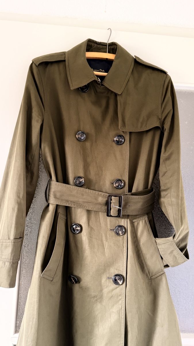 Massimo Dutti Manteaux: Trench coat Massimo Dutti vert militaire taille S – D'occasion à Bulle par LeMoleson 1