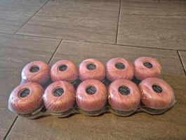 Filati di cotone rosa antico, 50 pezzi, perfetti!