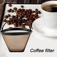 Edelsta 5stück Kaffeefilter Dauerfilter aus hitzebeständigem