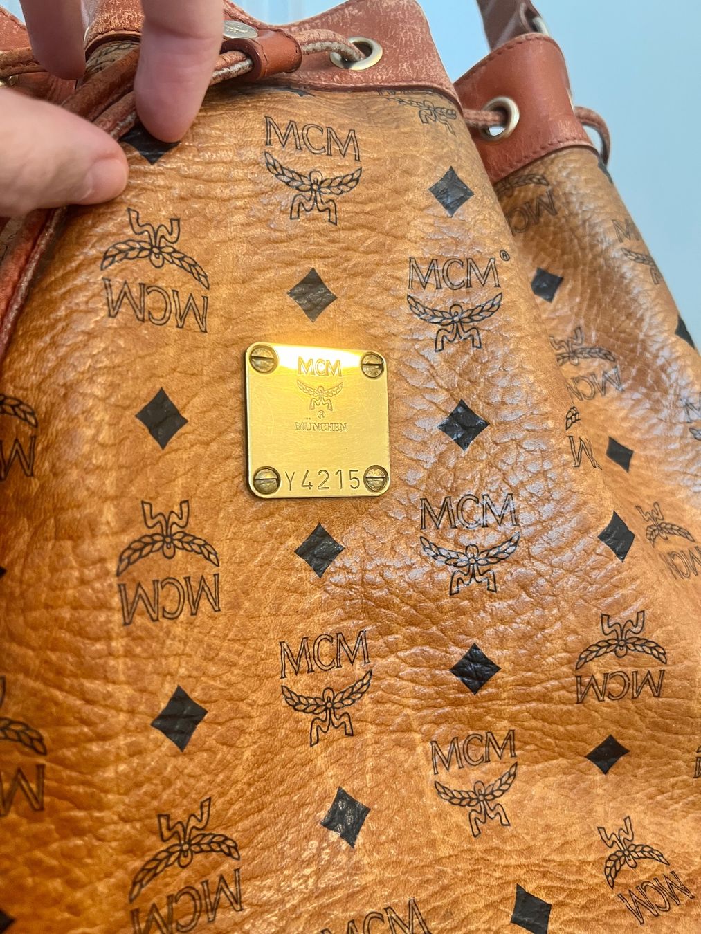 Mcm Borse: MCM Beuteltasche Y4215 Cognac – Usato da Bern venduto da Sanvimarsi 6