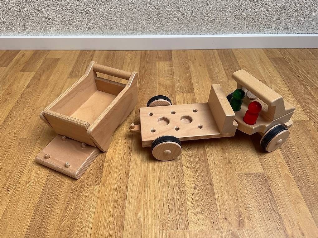 Giocattoli: Holz Lastwagen + Figuren – Nuovo e nell'imballaggio originale da Rombach venduto da mares484 4