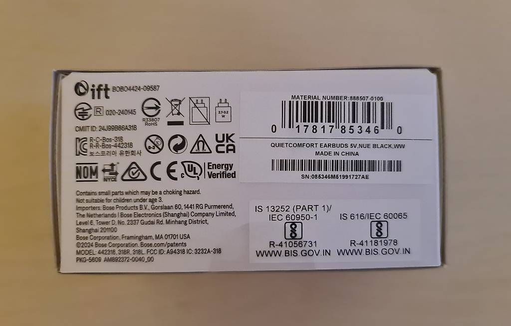 Bose Cuffie: Bose Quietcomfort Écouteurs Bluetooth à reduction de bruit – Usato da Zürich venduto da cde_d7vx 1