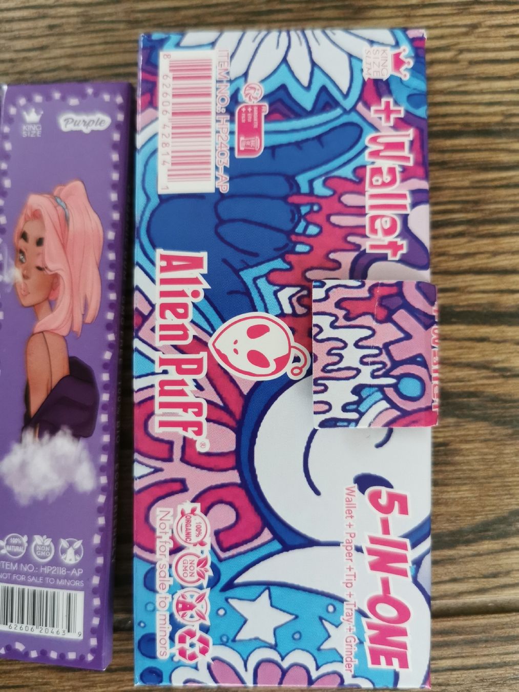 Tabak: NEU Rolling Paper Restposten: Alien Puff, WAVE, Alien Go – Neu und originalverpackt aus Gossau ZH von  3
