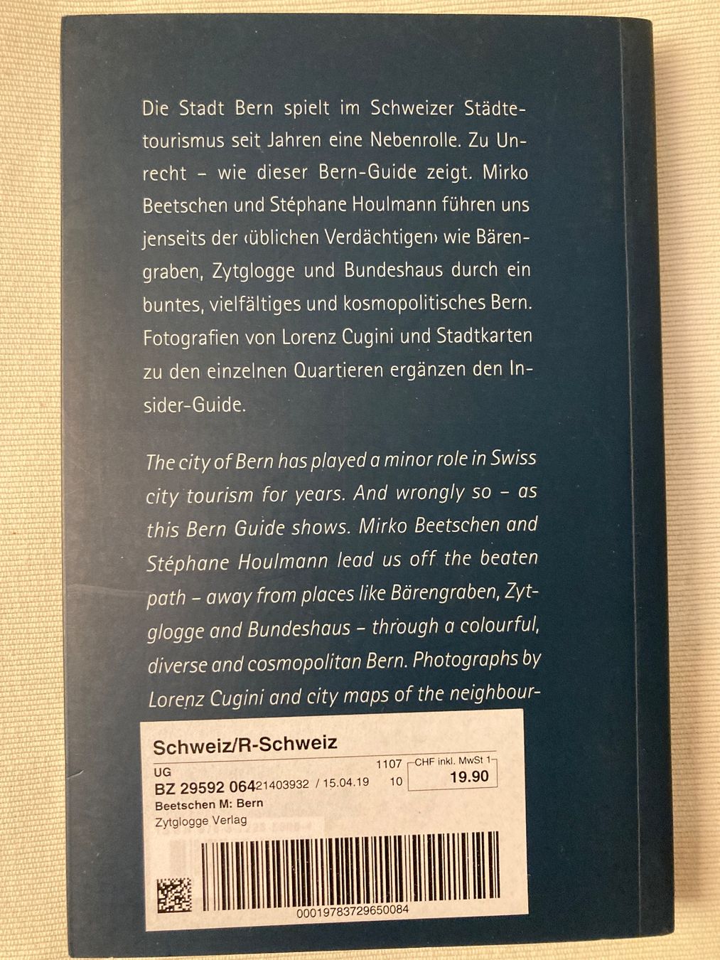 Libri: Bern, Insider Guide, Zytglogge – Usato da Baden venduto da Yoyo1 1