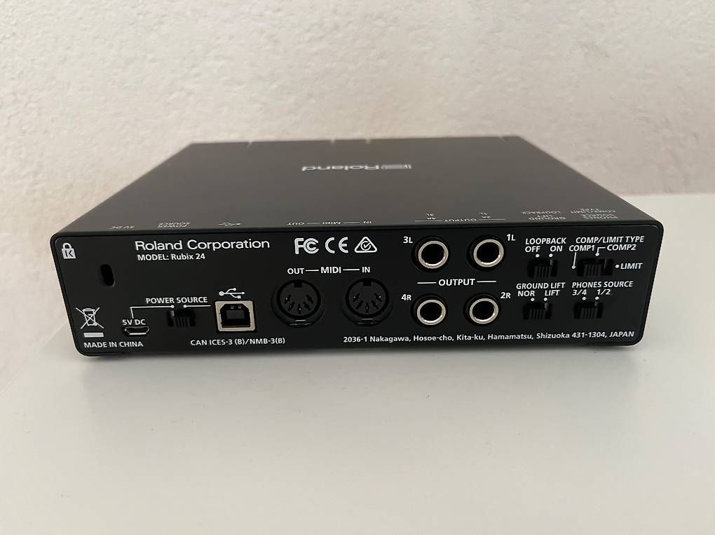 Roland Registratori: Roland Rubix24 USB Audio Interface  wie neu mit OVP – Usato da Richterswil venduto da noa_q7yd 1
