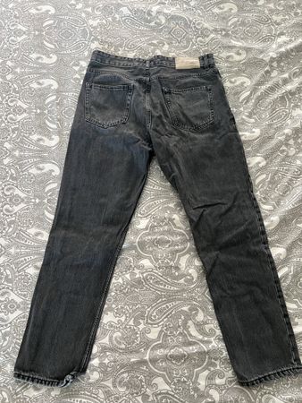 Zara Jeans, dunkelgrau/schwarz, Gr. EUR 42 / USA 32