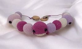 Kinderwagenkette Wal / Babys Geschenk Geburt farbenfroh