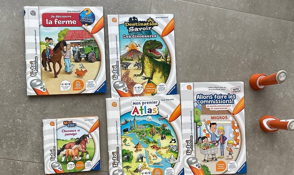 Libri: Livres tiptoi avec 2 stylos – Usato da Cormondrèche venduto da SwiSSID