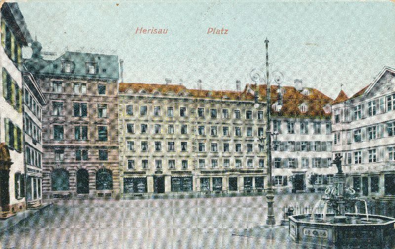 Cartoline postali: Herisau + 1910 – Usato da Emmenbrücke venduto da teestube