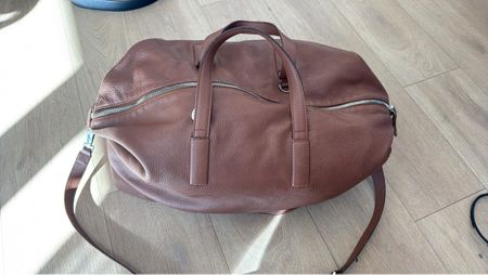 Reisetasche Leder braun neuwertiger Zustand