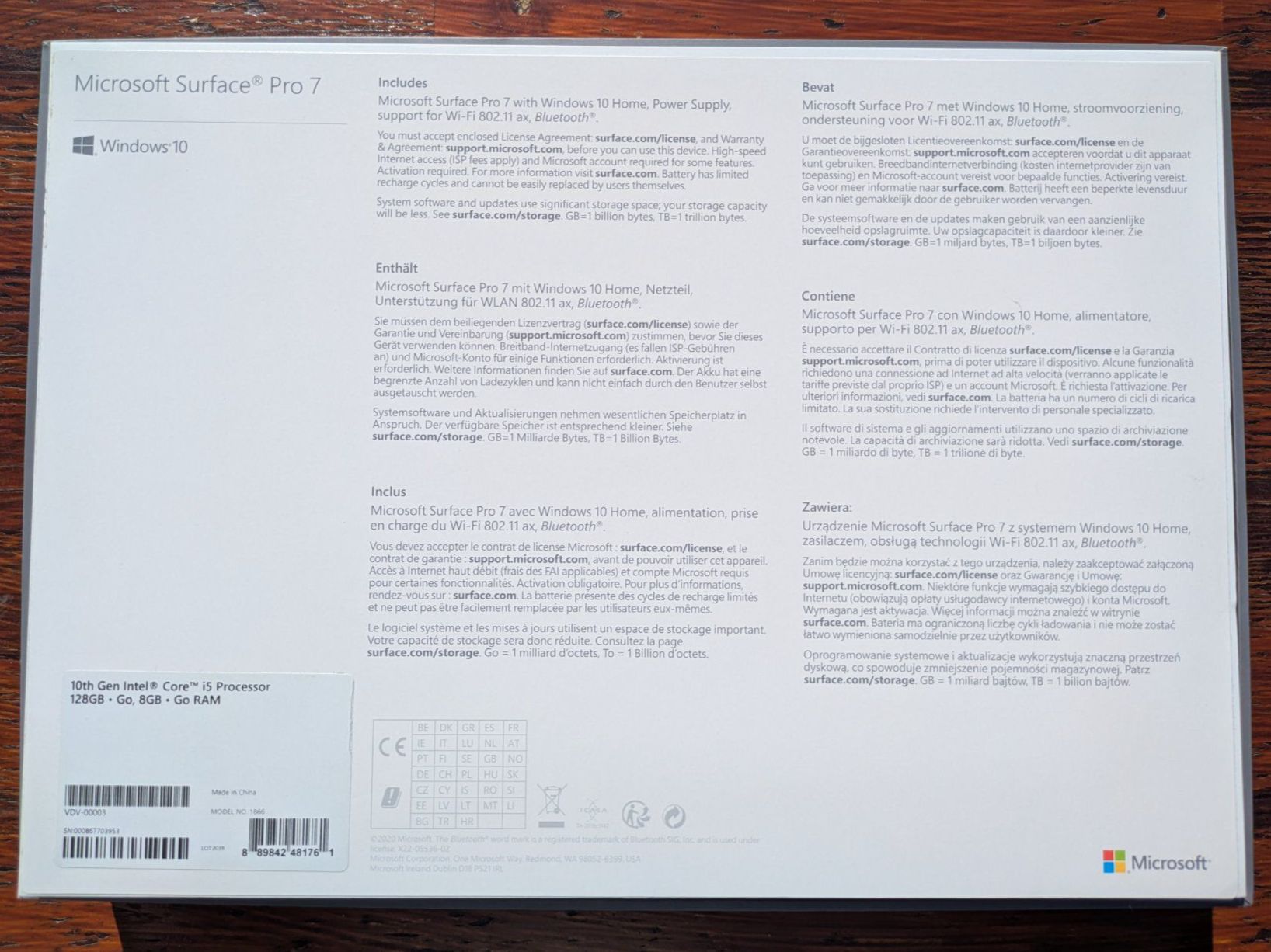 Microsoft Notebook: Microsoft Surface Pro 7 i5 8Go 128Go occasion – Usato da Grandvaux venduto da LiberoGrande 2