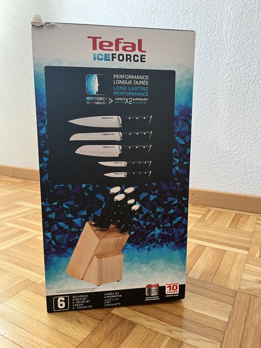 Messer: Tefal Ice Force Messerset, 6-teilig – Neu und originalverpackt aus Volketswil von millimilli