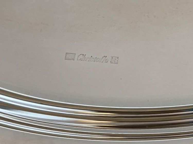 Christofle Piatti di portata: Silber Platte CHRISTOFLE D 39 cm – Usato da Richterswil venduto da Busanca 2