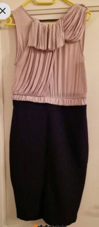 ZARA Etuikleid Two-Tone – Rosa/Schwarz – Gr. M – Top Zustand