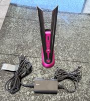 Dyson Haarglätter pink mit Zubehör