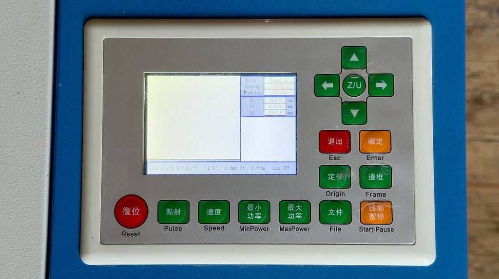 Alle Maschinen: 60W CO Laserschneider 600x400  Ruida / LightBurn – Gebraucht aus Spreitenbach von Ians 3