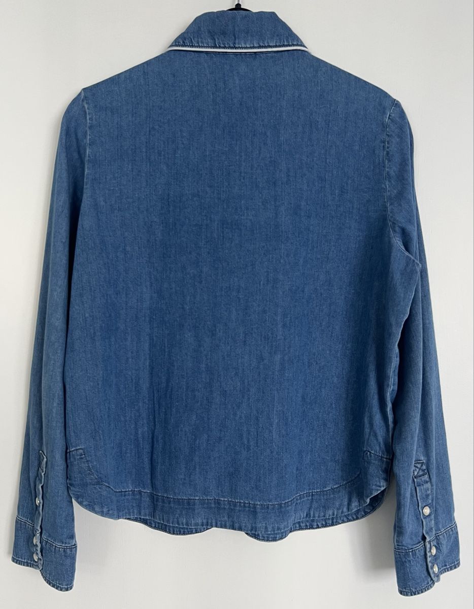Blusen: Maje Jeanshemd blau Grösse 3 – Gebraucht aus Uster von Family_Boutique 1