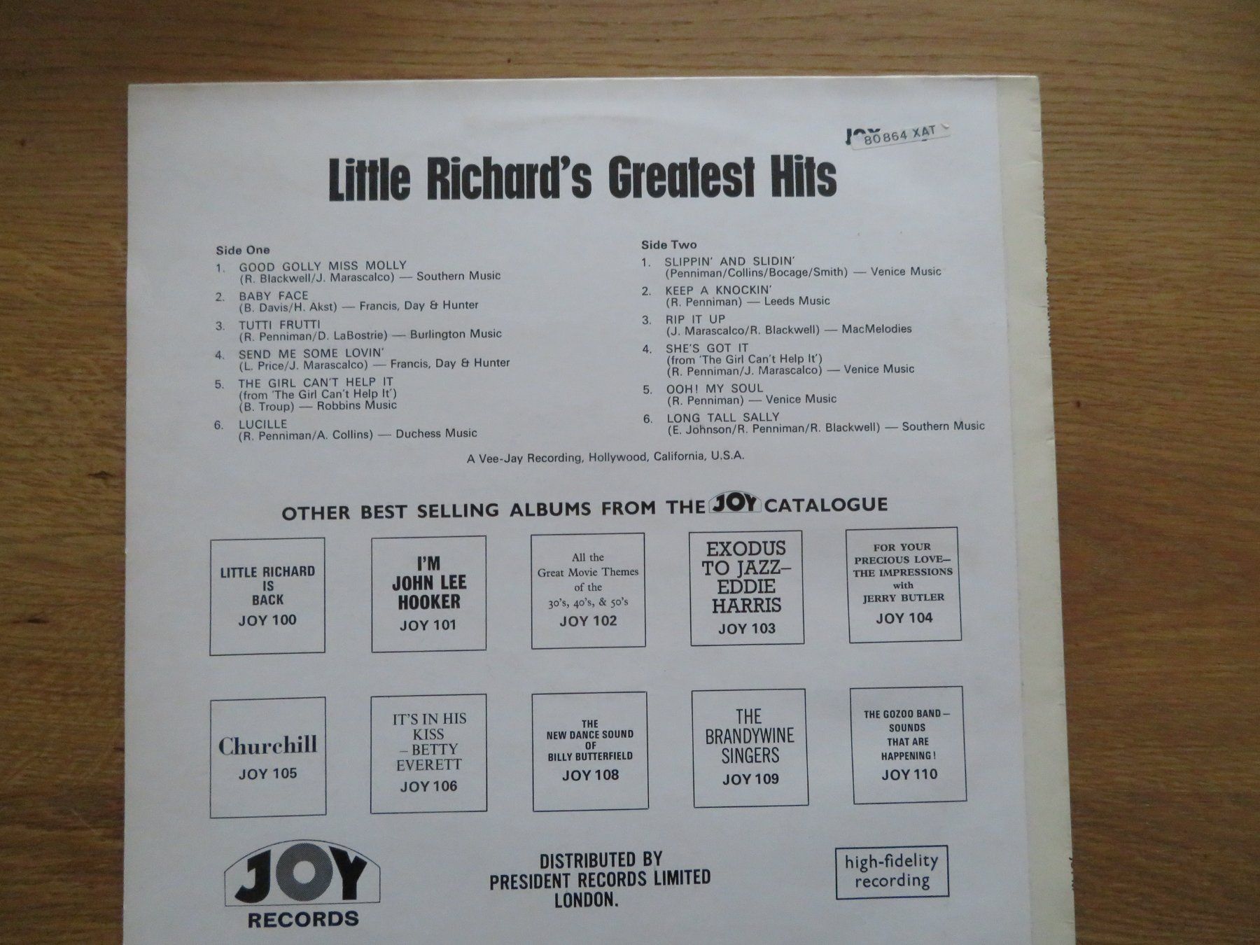 Schallplatten: LITTLE RICHARDS HIS GREATEST HITS – Neu (gemäss Beschreibung) aus Zürich von max_cp5f 1