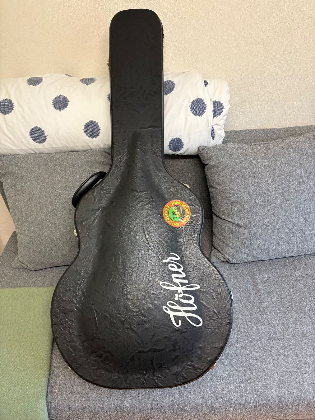 Höfner Strumenti musicali: Höfner Thinline E-Gitarre in grün – Usato da Schüpfheim venduto da hub_8sx6 6