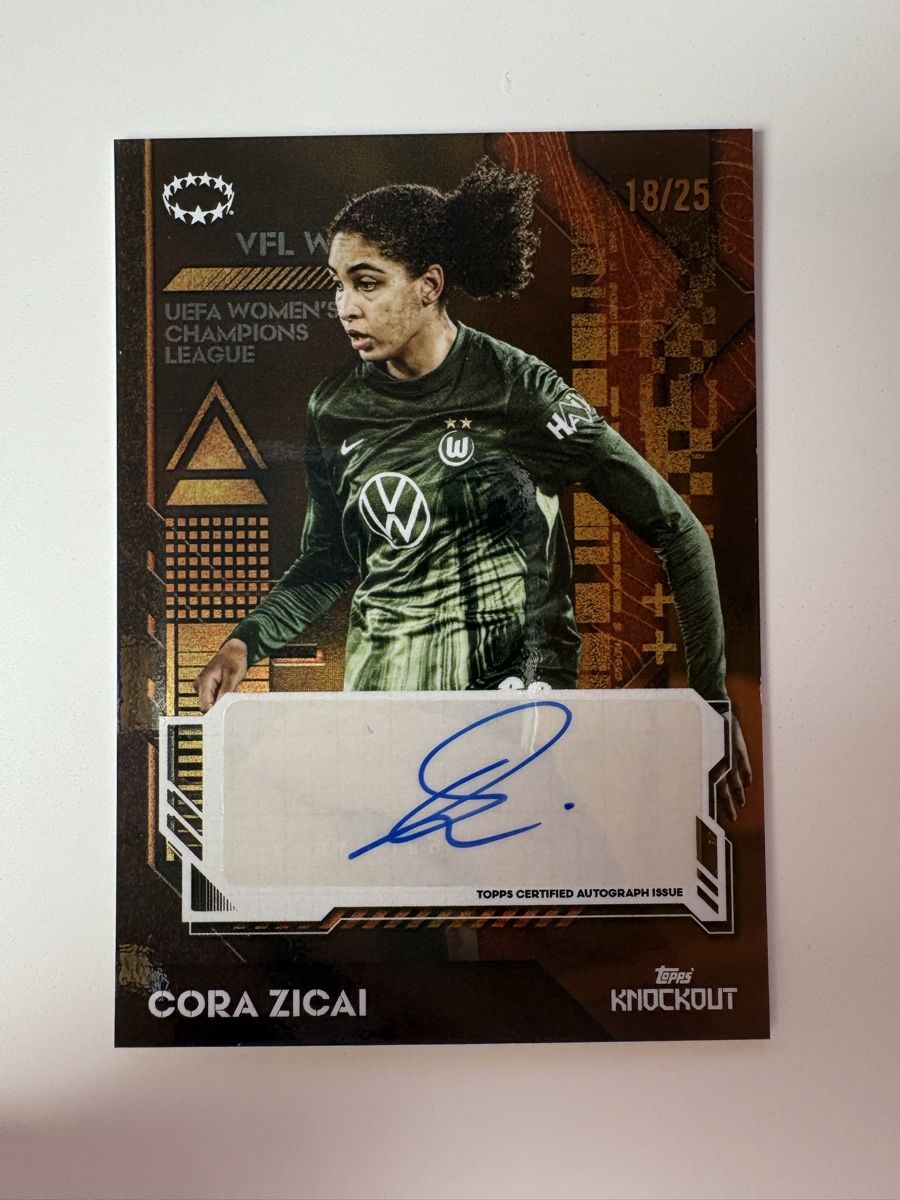Topps Carte collezionabili: Topps Knockout UWCL Cora Zicai Autograph /25 – Nuovo (secondo la descrizione) da Kiesen venduto da jan_siegenthaler