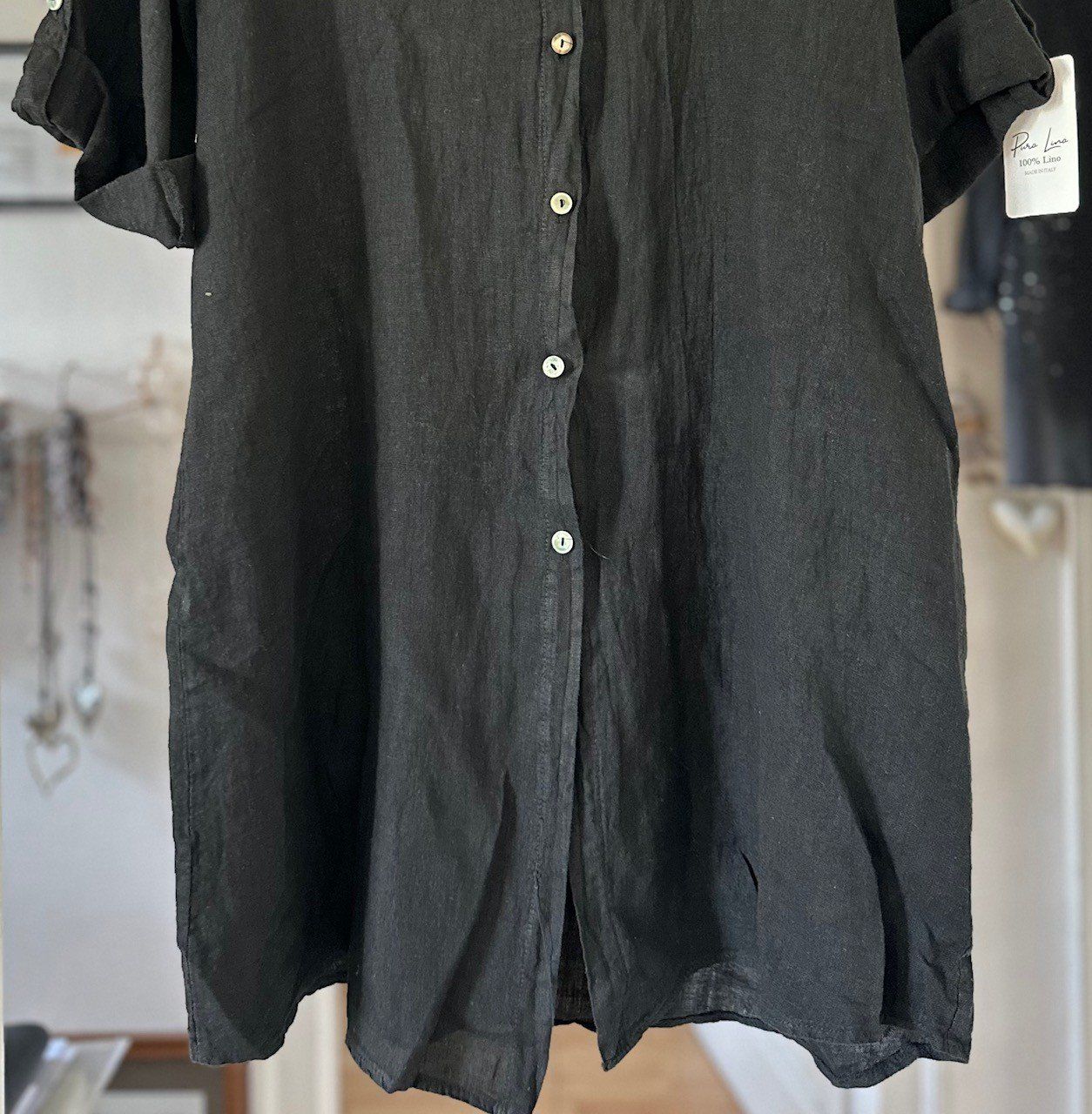 Chemisiers: LONGUE CHEMISE EN LIN!! M – Neuf avec emballage d'origine à Locarno par NicoNion 2