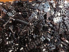 Lego Technic 300 Schwarze Kleinteile P48