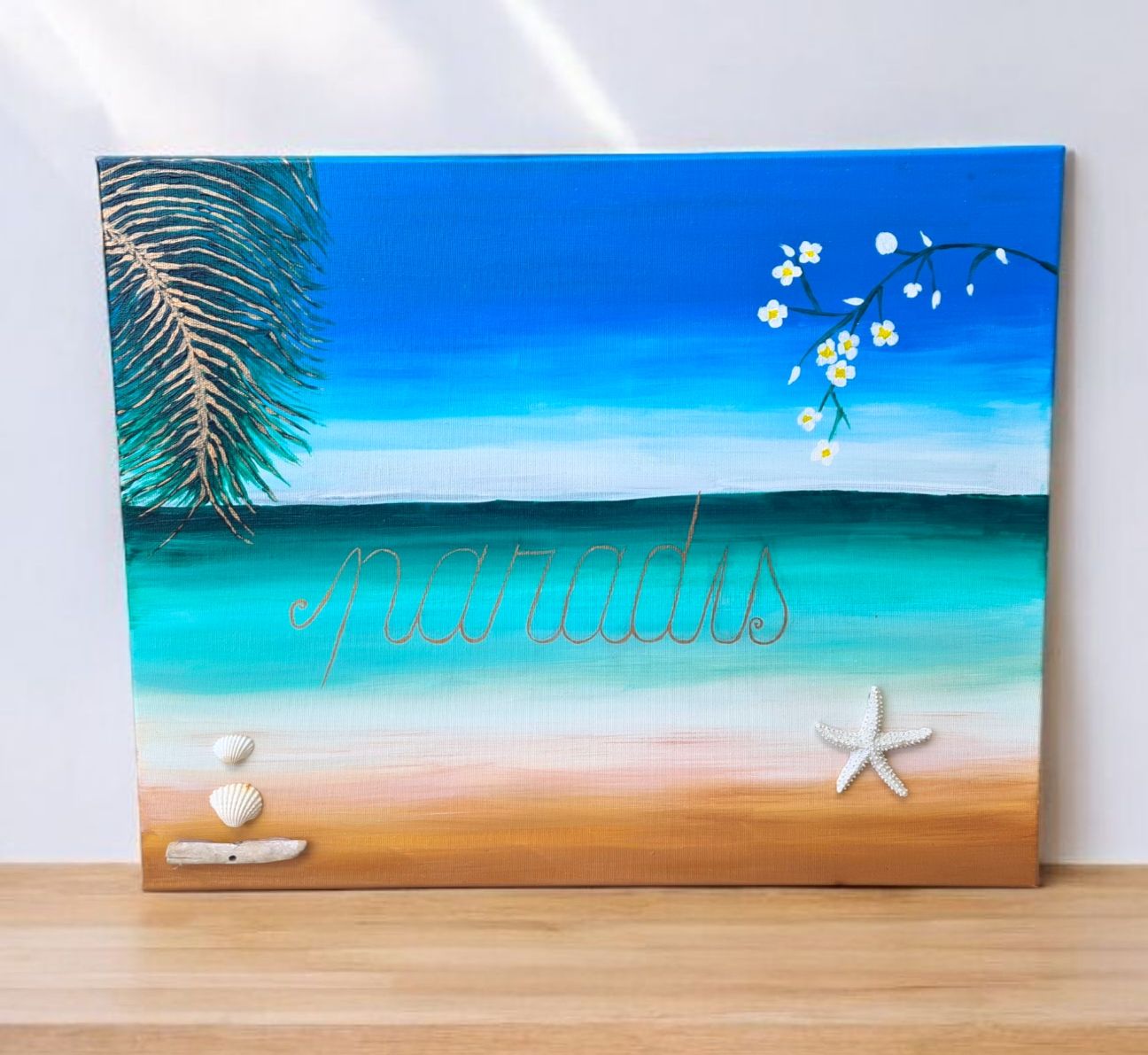 Dipinti: Tableau acrylique "PARADIS" Unique(Peint Main)Retrait – Nuovo e nell'imballaggio originale da Etoy venduto da MyStyleMyMode 3