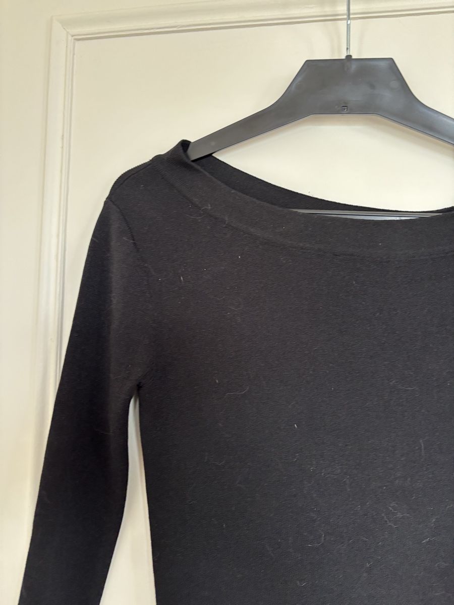 Zara Vestiti: Robe noire à manches longues – Usato da Genève venduto da bha_jcf5 2