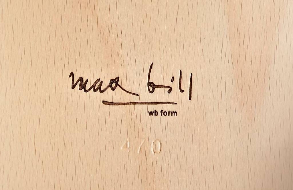Sedie: Max Bill Kreuzzargenstuhl  – Nuovo e nell'imballaggio originale da Zürich venduto da IndividumCH 4