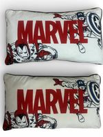Lot de 2 coussins Marvel, Iron Man et Captain America