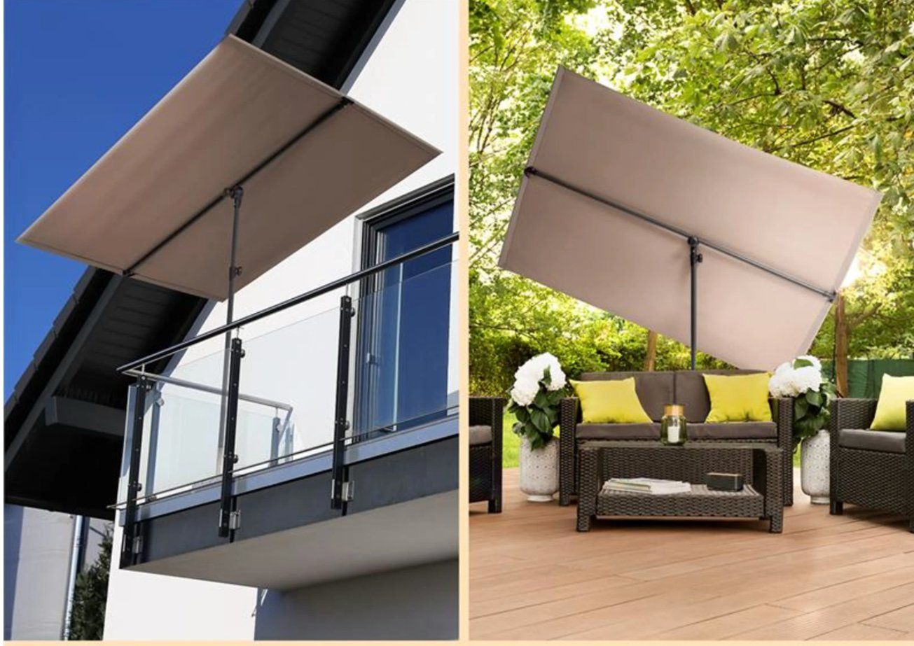 Parasols: Balkonschirm 'belavi' - Sonnenschutz oder Sichtschutz – D'occasion à Neuhausen am Rheinfall par VALAMA 7