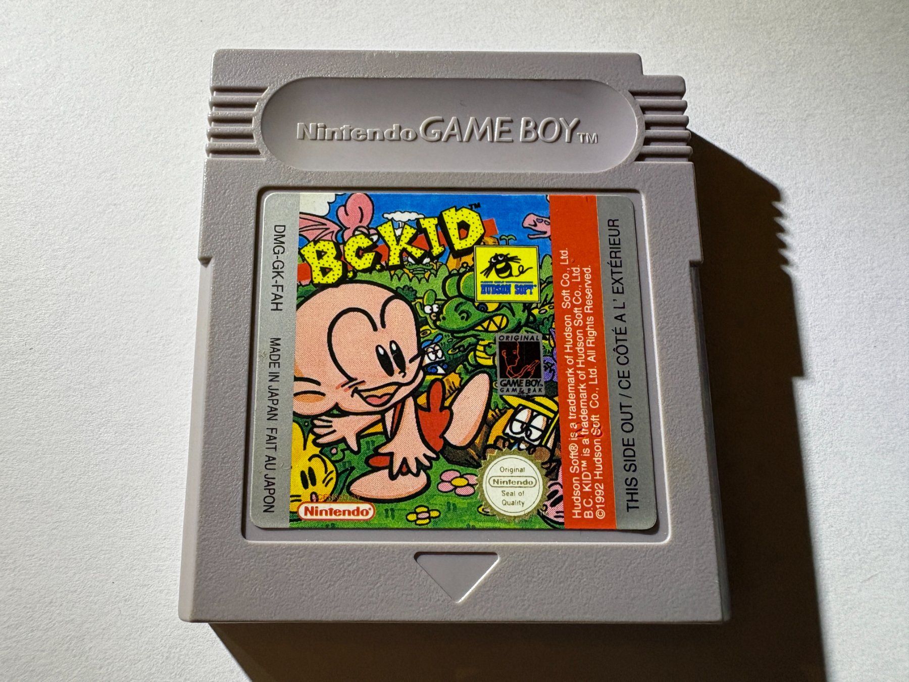 Nintendo Giochi: B.C. Kid - Nintendo Game Boy – Usato da Zürich venduto da VintagePalace