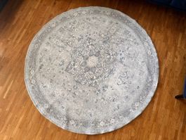 Runder Teppich, Vintage Stil, Durchmesser 120cm, Top!