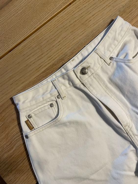 Ganni Jeans: GANNI White Denim Jeans, Grösse 28 – Nuovo (secondo la descrizione) da Spiegel b. Bern venduto da kums 3