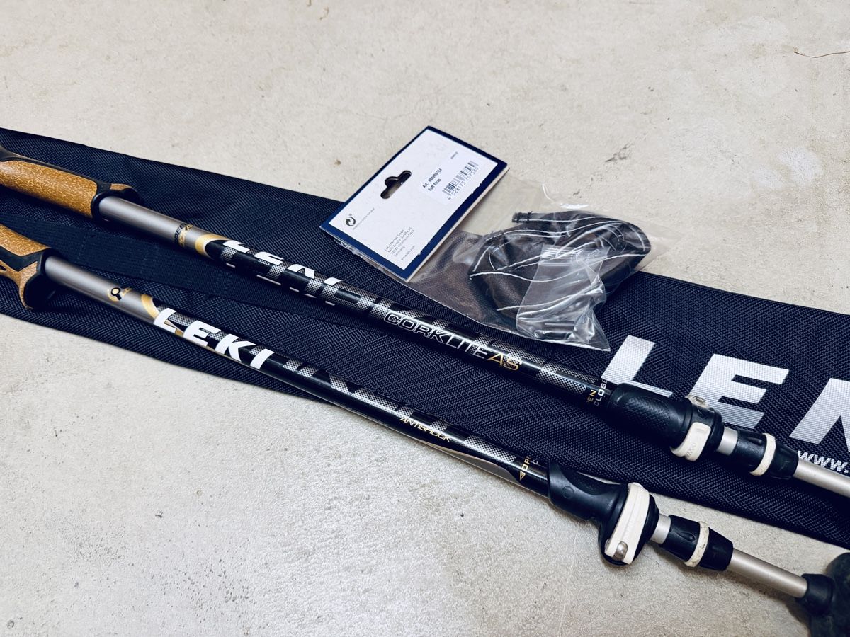 Leki Bastoncini da trekking: Leki Corklite AS Antichock 130cm – Usato da Zürich venduto da gohaase