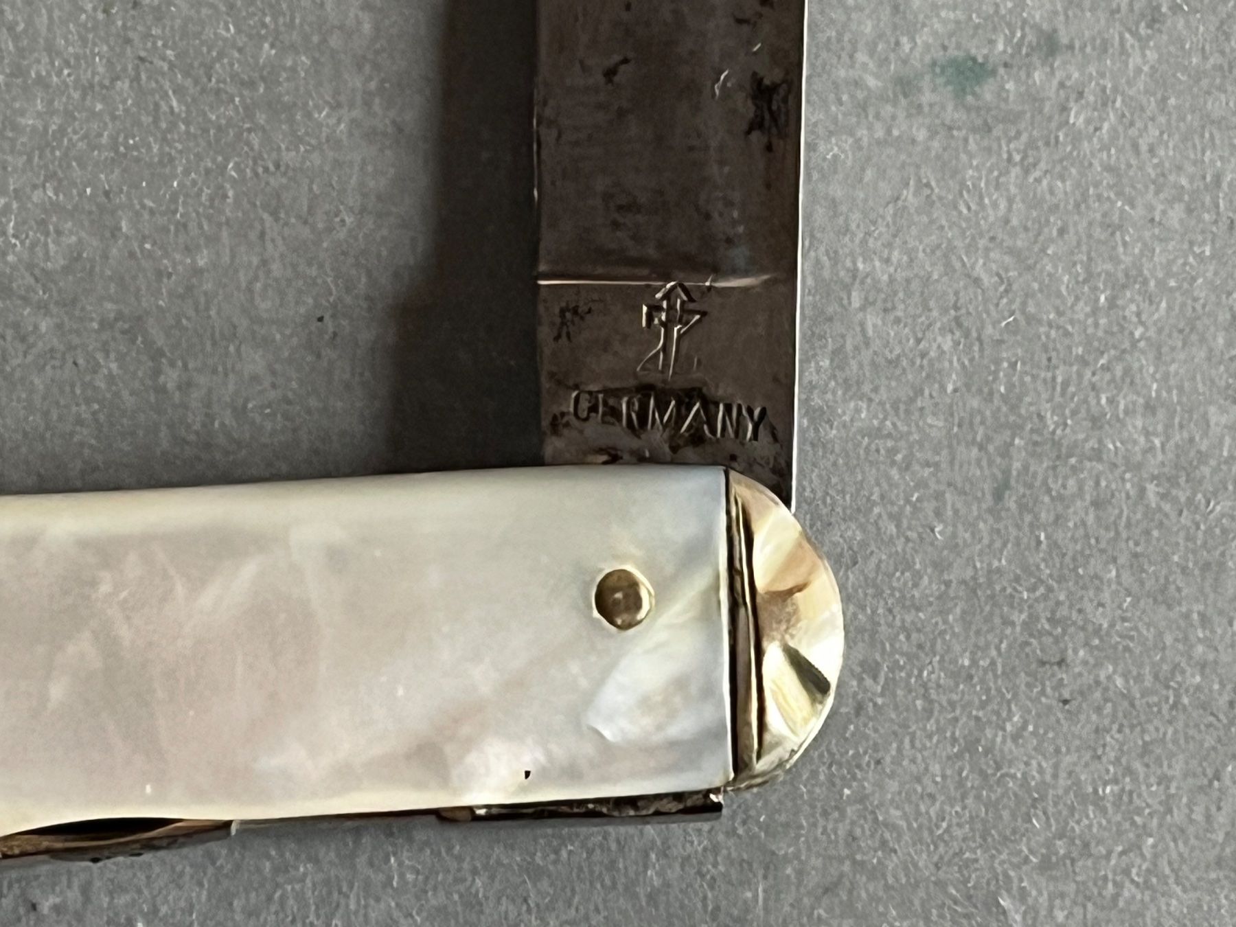 Solingen Taschenmesser: Altes Perlmutt Sackmesser 81 mm - selten – Gebraucht aus Zürich von FV.vintage 4