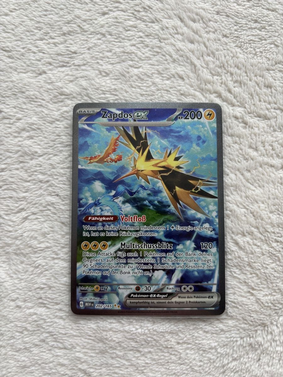Pokémon Cartes à collectionner: Zapdos EX 151 SAR  – Neuf (Voir description) à St. Gallen par fedetinell