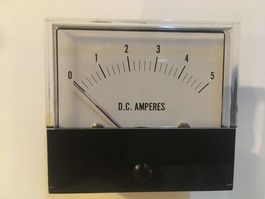 Drehspulinstrument 0-5A DC
