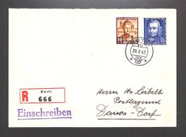 1941 Pro Juventute Blockausschnitt J98I - Einschreiben RÜTLI
