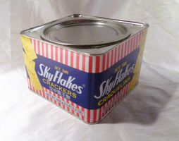 Sky Flakes Kraeckers - Blechdose ab Fr. 5.- / Guter Zustand