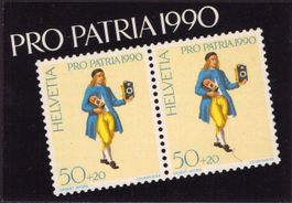 1990 Pro Patria MH ES Ersttagst. KW 25.-